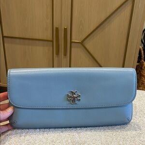 Beautiful Tory Burch Blue Clutch